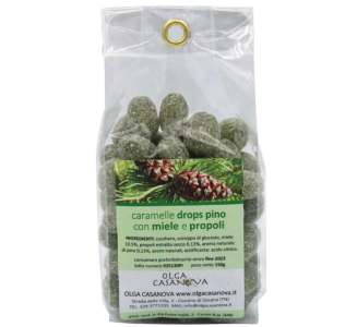 Caramelle al pino, miele e propoli 150 gr